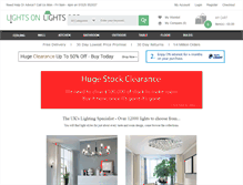 Tablet Screenshot of lightsonlightsoff.co.uk